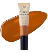 Kiss New York Tinted Moisturizer with SPF 32 PA+++ (Classic Tan), 12 Hour Hydrating Sunscreen for...