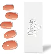 Drizzle Semi Cured Gel Nail Strips,Real Nail Polish Art Stickers (UV/LED Light Required),Glossy,G...