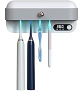 StarWin UV Toothbrush Sanitizer, Fan Drying Function UVC-LED Tooth Brush and Manual Razor Cleaner...