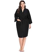 Salon Robes Smock for Clients, Hair Salon Client Gown Cape, Black