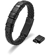 Minicremation Adjustable Length Bracelet for Men Urn Bracelet for Ashes Cremation Jewelry Bangle ...