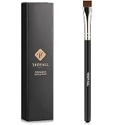 TEOYALL Thin Flat Eyeliner Brush, Precise Eyebrow Definer Brush, Concealer Brush for Cover Blemis...
