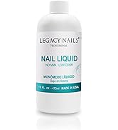 Nail Sculpting Liquid Monomer - Legacy Nails Professional Color Stabilizer Non-Yellow EMA Acrylic...