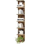 LitaEther Versatile 7 Tier Wall Shelf Unit,Pink Lack Wall Shelf,Display Floating Shelf with LED R...