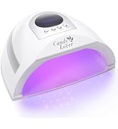 Candy Lover UV Light for Nails, 132W UV Nail Lamp, Professional Fast Curing Nail Dryer, LED Nail ...