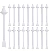 50 Pieces Nose Wax Sticks Plastic Nose Wax Applicators Plastic Wax Rod Wand Nose Waxing Strips Di...