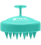 HEETA Hair Shampoo Brush, Scalp Care Hair Brush with Soft Silicone Scalp Massager (Green)