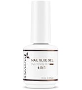 Nicedeco Hema Free Nail Glue Gel for Acrylic Nails 15ML, Cruelty Free, Vegan, Long-Lasting 6 in 1...