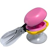 HARAC Table Top Scissors with Base Adaptable Scissors Spring Loaded, Safety Push Down Scissors fo...