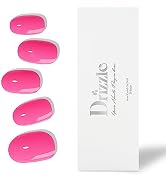 Drizzle Semi Cured Gel Nail Strips, Real Nail Polish Art Stickers (UV/LED Light Required), Glossy...