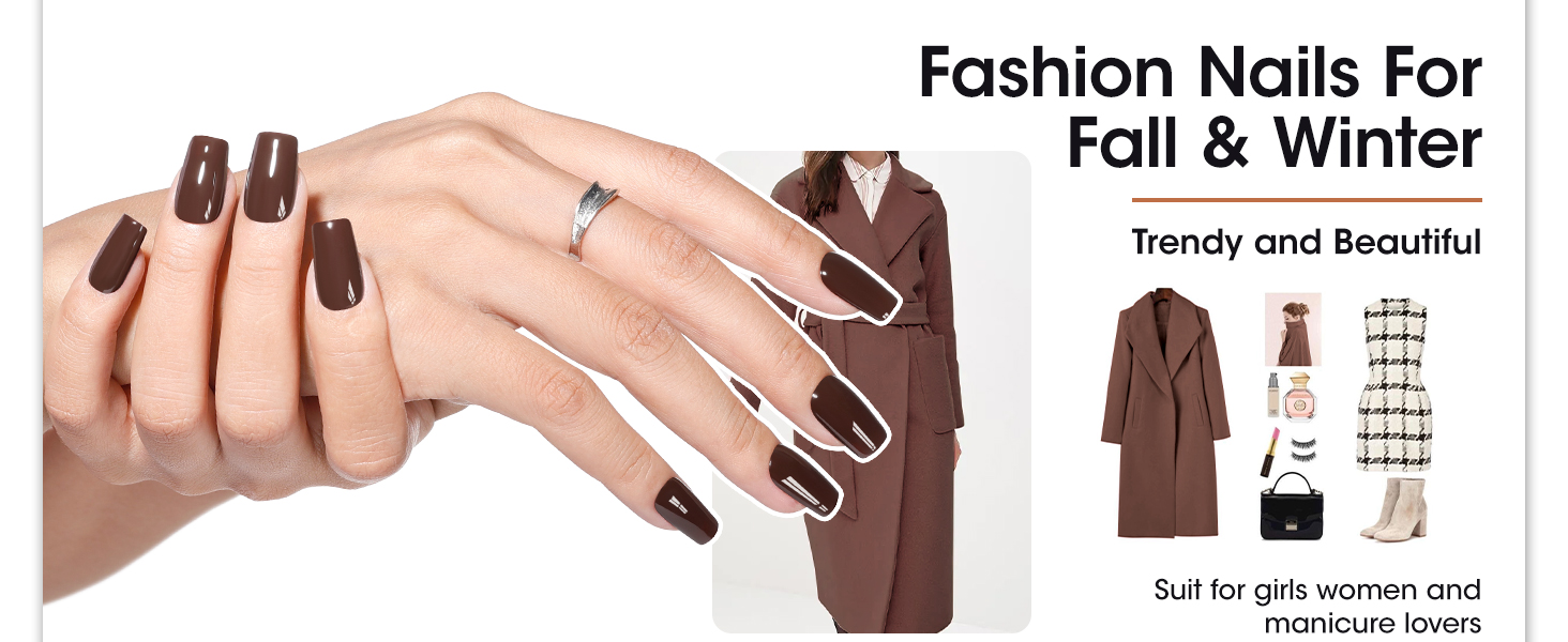 chocolate brown nail polish
