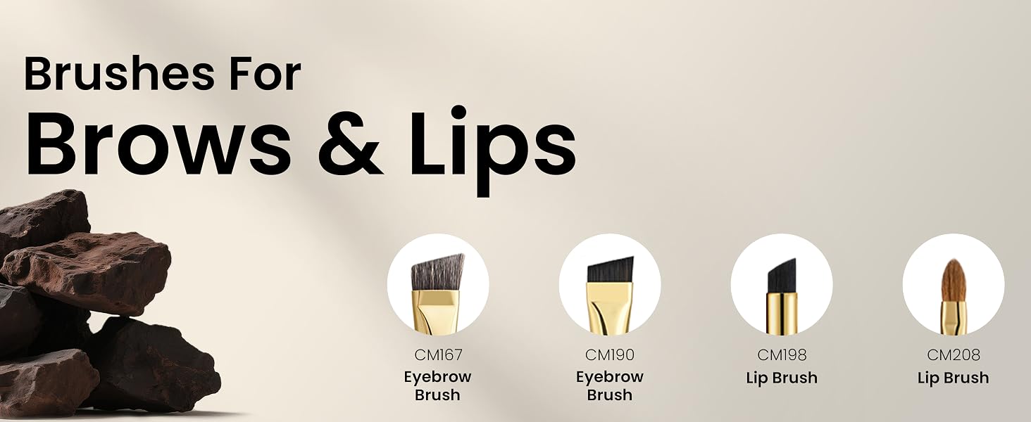 Desert Oak Series makeup Brushes
