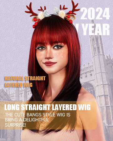 Long Straight Layered Wig