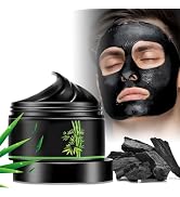 JUAAZIN Blackhead Remover Mask, Black Activated Charcoal Face Mask Skincare Peel Off, Blackhead P...