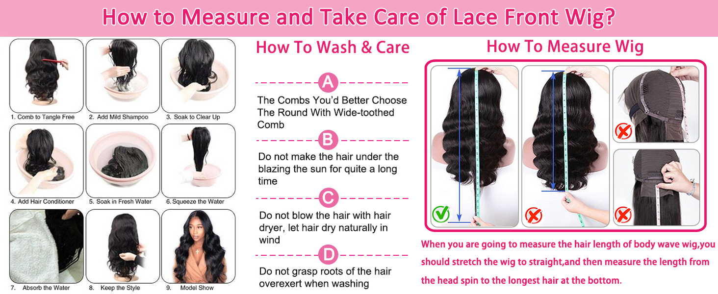 Lace front wigs human hair