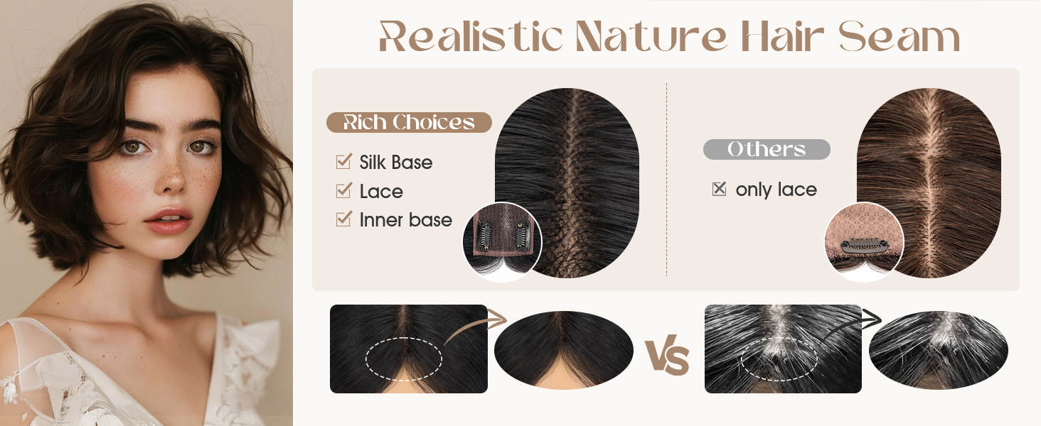 Human Hair Topper