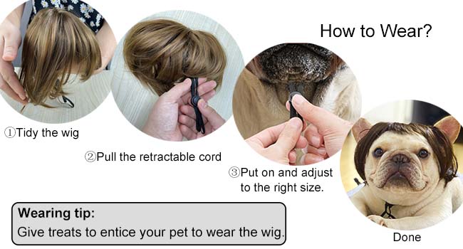 Dog Wig Costume wig