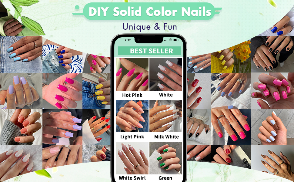 HDT64 press on nails