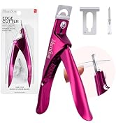 MelodySusie Acrylic Nail Clippers, Professional Nail Clippers Cutters for Acrylic Nails Fake Nail...