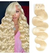 613 Bundles Blonde Human Hair Body Wave Single Bundle 18inch 1 Bundle 100% Unprocessed 12A Brazil...