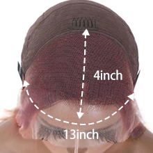 99j Burgundy Body Wave Lace Front Wigs Human Hair
