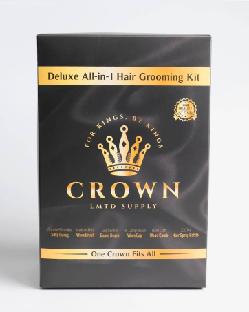 Deluxe Waver Kit for wavers that includes Wave Brush, Beard Brush ad 2 quality Silky Durags