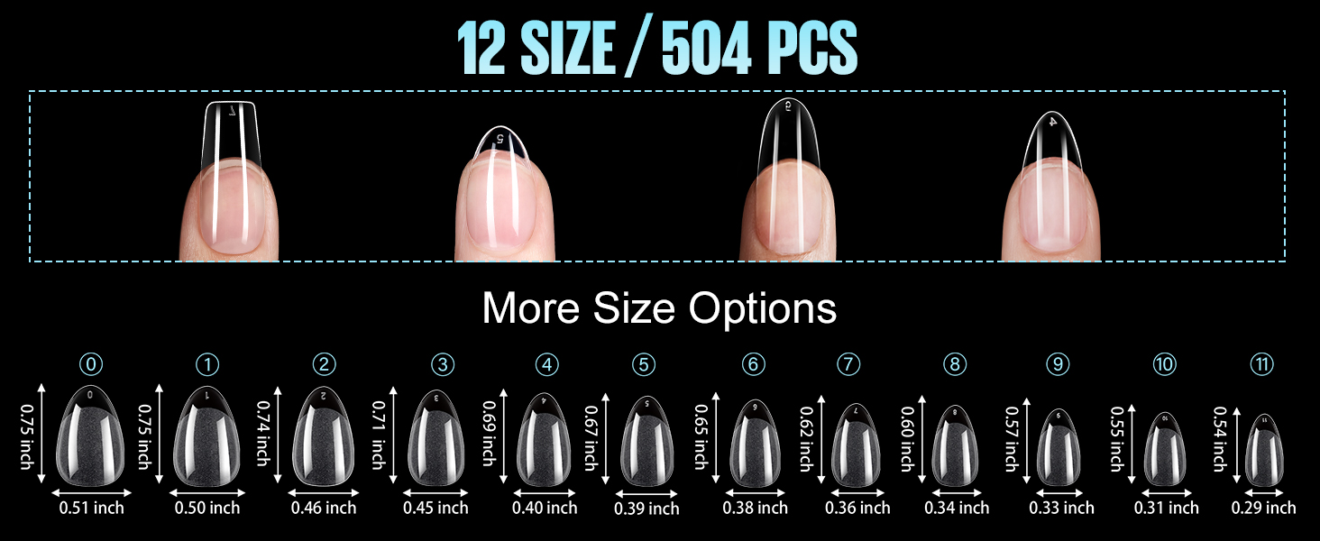 acrylic nail tips