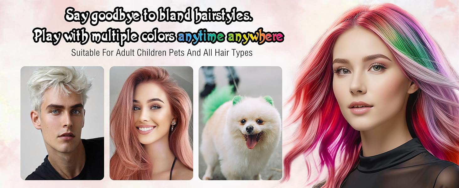 temporary hair dye