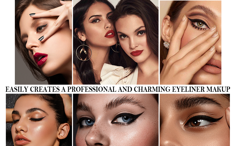 EASILY CREATES A PROFESSIONAL AND CHARMING EYELINER MAKUP