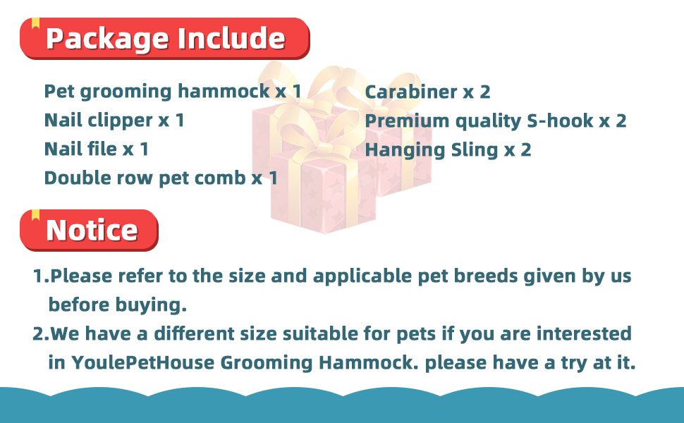 Pet Dog Grooming Hammock Harness Dog Grooming Restraint Bag Sling for Nail Trimming