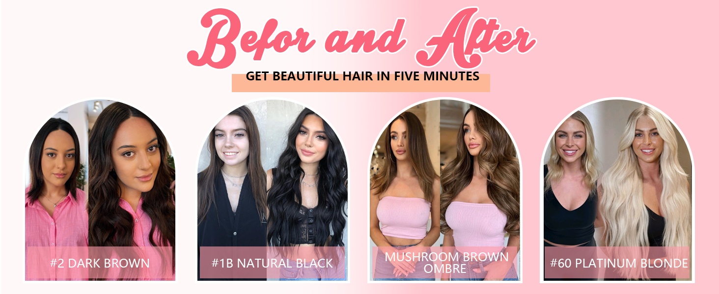 hair extension, estenciones de pelo humano 100 por siento humano brasileñomujer,