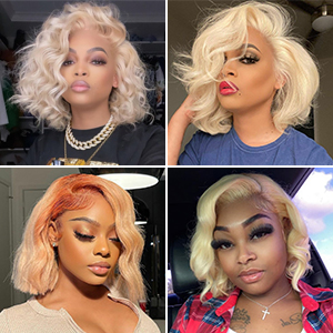 BOB WIG 613 human hair