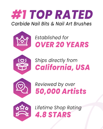 top rated carbide and nail brush brand, established for over 20 years with 97% positive feedback