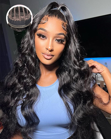 glueless wigs human hair body wave