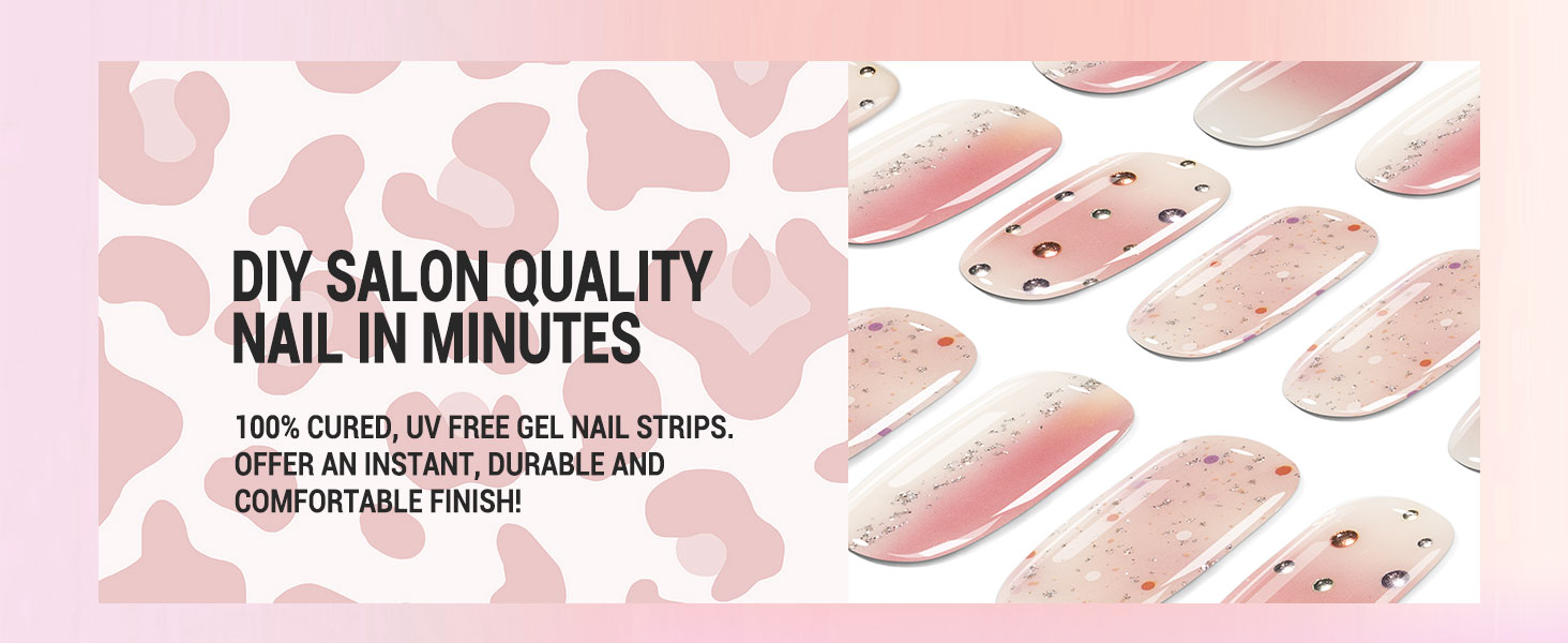 Qcoat gel nail strips