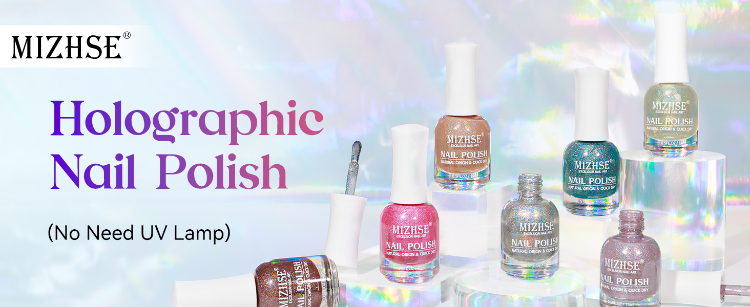Holographic Nail Polish