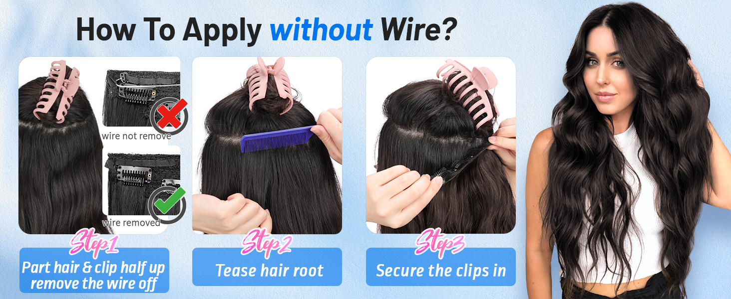 invisible hair extensions