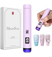 Melodysusie Handheld UV Light for Gel Nails, ART01R Cordless Gel X Nail Lamp Rechargeable with LC...