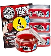 Chemical Guys Sticky Icky Car Cleaning Gel, Green Apple Scent - Detailing Kit, Automotive Dust Ca...