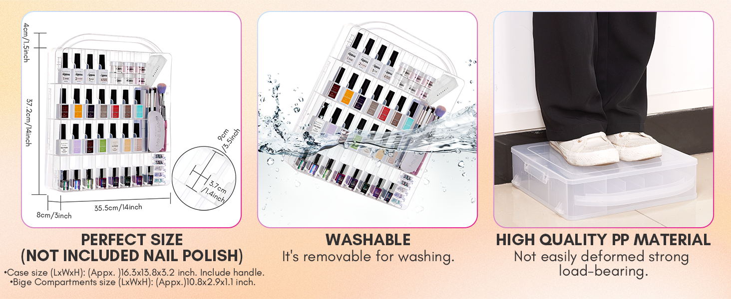 nail case organizer box
