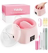Yokilly Nail Soaking Bowl Heated: 50% Faster Nail Soak off Bowl for Women Nail Beginner - Electri...