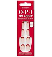 OPI On Point Holiday 2025 Shades | Short Squoval & Round Classic Accent Nail Art Press On Nails |...