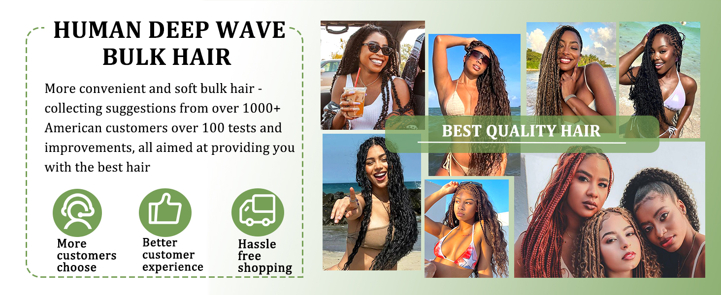 human hair boho braiding hair