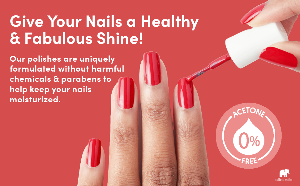 Non toxic nail polish set for women cruelty free chemical free safe healthy manicure