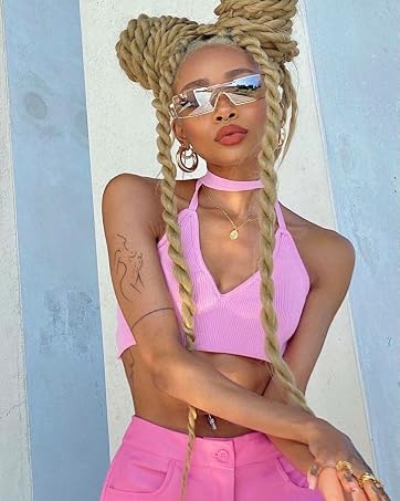 afro kinkys bulk human hair