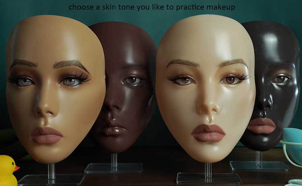 makeup practice face