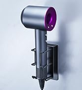 Oukimly Hair Tool Organizer, Hair Dryer and Straightener Holder Wall Mounted, Adhesive Curling Ir...