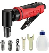 WORKPRO Air Angle Die Grinder, 1/4-Inch Pneumatic Right Angle Die Grinder, 20000RPM, Air-Powered ...