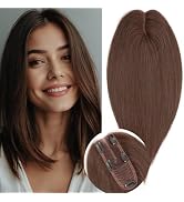 Rich Choices Hair Toppers for Women Real Human Hair 100% Human Remy Toppers for Women with Thinni...