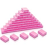 50Pcs Mini Nail Buffers - 100/180 Grit Nail Buffers Bulk for Natural Nails and Gel Polish, Nails ...